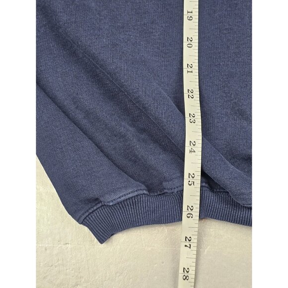 Hard Rock Cafe Las Vegas Sweatshirt Mens Lrg. Blue/Navy& White Raised Lettering - Picture 5 of 8